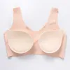 2 Pcs Latex Seamless Bra Women Underwear Cooling Gathers Shock-proof Fashion Female Intimate Comfortable Bralette Pad bras 210623