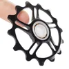 Bike Derailleurs REDLAND Bicycle 14T Aluminum Alloy Guiding Wheel MTB Accessories Gear Cycling Parts