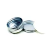 Aluminum Tin Jars with Screw Lids 15ml 0.5oz Round Bottle Cans Empty Cosmetic Containers for Lip Balm, Lotion, Cream, Mask