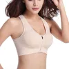 Abbigliamento da palestra Cerniera frontale Confortevole senza bordi Supporto leggero Corsa Yoga Reggiseno sportivo antiurto Biancheria intima