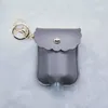 Party Favor Hand Sanitizer Holder com garrafa PU capa de couro Borla Keychain Portátil Desinfectante Caso Chaveiros