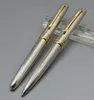 High quality Msk-163 Rollerball pen Ballpoint pens Golden Silver Metal stationery office school supplies with carving and Series Number