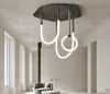 Luces de techo Led modernas y sencillas, lámpara de diseñador para dormitorio, luminarias para sala de estar, iluminación de comedor minimalista creativa