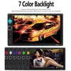 MP4-spelers 7010b 2 DIN-auto Radio 7inch Player MP5 Contactscherm Bluetooth Multimedia Spiegel Android Backup Camera Monitor (4LED)