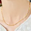 14k goud gevulde ketting handgemaakte choker femme Kolye Collares sieraden voor vrouwen