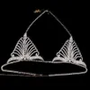 StoneFans cristal Bralette sous-vêtements Sexy bijoux pour femmes Bling strass corps chaîne harnais taille ensemble de bijoux