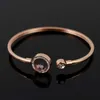 Simples colorido cristal ajustável mens pulseira para mulheres homens jóias presentes abertos punhos pulseira de aço inoxidável moda jóias q0717