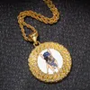 Пользовательские фото ожерелье мода с золоты