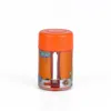 New Colorful Portable Electronic LED Lighting Magnifier Herb Tobacco Spice Miller Seal Storage Jars Container Bottle Smoking Stash Case DHL