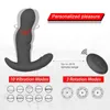 NXY Sex Vibratory Masturbatorki Zabawki Dla Mężczyzn 360 Grades Obrotowy Wibrator Anal Wireless Pilot zdalnego sterowania Mężczyzna Prostata Stymulator Plug stymulujący G Spot 1218