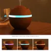 Reed Diffuser Sets Humidifier 500ml USB Air Aroma Ultrasonic LED 7 Color Changing Essential Oil Diffuser Humidifier Modern Nov16 201009