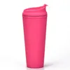 Tumbler fosco de plástico de plástico duplo 22oz Matte plástico em massa de tumblers com tampas para acampar do esporte ao ar livre