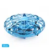 2021 Nya Mini Helicopter RC UFO Dron Aircraft Handavkänning Infraröd RC Quadcopter Electrical Induction Toys for Children Drone2320537