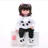 56CM Full Body Silicone Reborn Baby Doll Toy For Girl 22 Inch Newborn Princess Bathe Birthday Gift Soft Taouch Rel