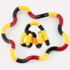 Training Twine Fidget Toys Adult Relax Therapy Stress Relief Hand Sensory Decompression Twisted Winding Toy Finger for Kids Autism Dexterity