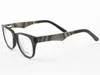 Fashion Sunglasses Frames Retro Wood Temple Acetate Glasses Frame Men Full Rim Optical Eyewear Brand Designer Clear Lens Myopia Ey289R