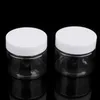 3ml 5ml 10ml Rensa tomma burk Kosmetisk plast Rundflaska Pott för smink Eye Shadow Nails Powder Container 100PCS Lot Gram