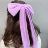 Tatlı Net Iplik Yay Firkete Örgü Büyük Ilmek Şerit Hairband Klip Şapkalar Saç Aksesuarları Kızlar Kadınlar için Saç Klip Bahar