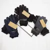 Дизайнерские брендовые перчатки с буквами для зимы и осени Модные женские кашемировые варежки Перчатки Прекрасные спортивные перчатки на открытом воздухе Теплые зимние перчатки 3 стиля 008