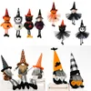 Halloween Doll Bar Decor Pumpkin Ghost Witch Black Cat Pendant Scary Halloween Kids Gift Happy Halloween Party Decor for Home Y0827