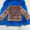 Pluizige faux bontjas vrouwen winterjas mode dikke warme overjassen jassen vrouwelijke casual party 211220