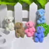 10pcs/działka Pluszowa wisiorek Symulacja Niedźwiedź Pluszowa zabawka dla dzieci prezent urodzinowy lalka