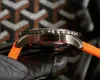 Couleurs de bracelettes 44 mm x82310a41b1s1 Black PVD Case VK Quartz Chronograph Working Rubbers Bands Strap Men039s Watch Watches2667172