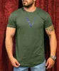 Mode lettre V impression hommes t-shirt avec 9 couleurs t-shirt d'été décontracté de vêtements en coton de haute qualité