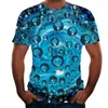 Erkekler Giysileri Polo Tee Gömlek Büyük 3D Baskı Boy-T Gömlek Su Damlası Kısa Kollu Artı Boyutu T-Shirt Erkekler T-Shirt Özel 3d T-Shirt UK Güney Afrika Erkekler için Grafik