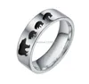 Matka córka Mama Bear Ring Band Palca ze stali nierdzewnej Pierścienie Cub Cub For Women Fashion Biżuter