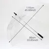 Yiwumart Led Light Transparent Unbrella för miljögåva Shining glödande paraplyer Party Aktivitet Långt handtag Paraply Y200324 70 S2