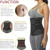 Waist Trainer Women Slimming Sheath Workout Trimmer Belt Latex Tummy Shapewear Sauna Body Shaper Corset Sweat Reducing Girdles