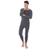 Automne hiver hommes sous-vêtements thermiques costumes brossé épais garder au chaud bas polaire long Johns caleçons sous-vêtements ensemble 211211