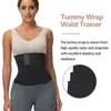 Waist Trainer Snatch Bandage Wrap Tummy Sweat Sauna Trimmer Belt For Women Belly Body Shaper Compression Band Weight Loss Sheath 211112