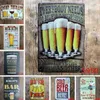 Vintage Metalowe Znaki Blinowe Do Wall Decor Londyn Paryż Miasto Zabytki Pary Malowe obrazy 20 * 30 CM Metal Signs Tlate Plate Pub Bar Garaż Dom DaJ128