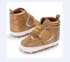 Nyfödd Baby Girl Soft Sole Leather Crib Skor Anti-Slip Sneaker Prewalker 0-18m G1023