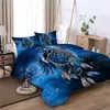 3D Printed Duvet Cover Set Dreamcatcher Eagle Feather Queen King Bedding Set Twin Single Double Size Bed Linens Adult Bedclothes 210309