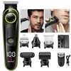 Kemei Electric Shaver facial body shaving machine hair clipper Trimmer For Men Beard Razor grooming set nose and ear trimmer P0817