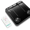 Bilance per il grasso corporeo Wireless Bluetooth Smart Body Scale Bilance da bagno Analizzatore della composizione corporea Sincronizza la lingua del telefono H1229