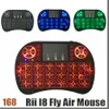 RII Mini i8 Teclado Backlight para Android TV Box Control Remote Control 2.4g Teclado sem fio com Touch Pad para Smart TV PC