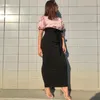 Scherma di volant taglie forti Faldas Mujer Moda Summer Abaya Dubai Muslim Maxi MAXI HIGH WONNE DONNE JUPE LONGUE FEMME 210309