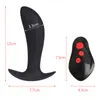 Vibrating Butt Plug Elétrico Choque Dildo Anal Plug Remoto Sem Fio Vibrador Masculino Sexo Brinquedo Prostate Massager Sexo Brinquedos Para Adultos