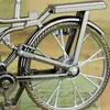 Diğer Saatler Aksesuarları Vintage Retro Bisiklet Deseni Yaratıcı Çalar Saat Ev Dekor Masa Masası Tablo