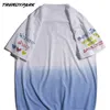 Hip Hop Men Tshirt Streetwear Cute Bears Print Thailand Language T Shirt Harajuku Cotton Casual Short Sleeve T-Shirt Top 210601