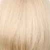 Woodfestival korte blonde pruik hoge temperatuur rechte pruiken witte vrouwen middelgrote lengte fiber synthetisch haar bob