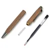 Gel canetas de madeira de luxo em madeira de madeira -presente tinta