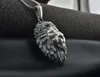 Männer Halskette Tier Löwen Kopf Anhänger Halskette Neue Mode Metall Gleitanhänger Zubehör Partei Schmuck