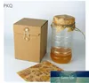 Presentförpackning 10st Brown Packing Cardboard, Korrugerade lådor, Stor Candy Cookie DIY Baking Förpackning Box Hög kvalitet1