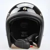 TTCO 500TX日本のモトビークヘルメット3/4オープンフェイスライトウェイトガラスファイバーシェルスモールレトロヘルメットECE認証TTCO Q0630