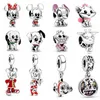 2022 New Anime mouse Plata Charms of Ley 925 Silver Princess Series Beads Fit Pandora Bracelets for Women DIY Jewelry
